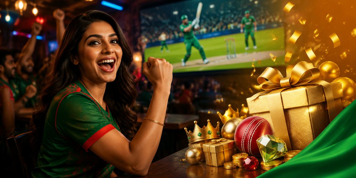 A Bangladeshi model participating in a cricket betting promotion in Rangpur